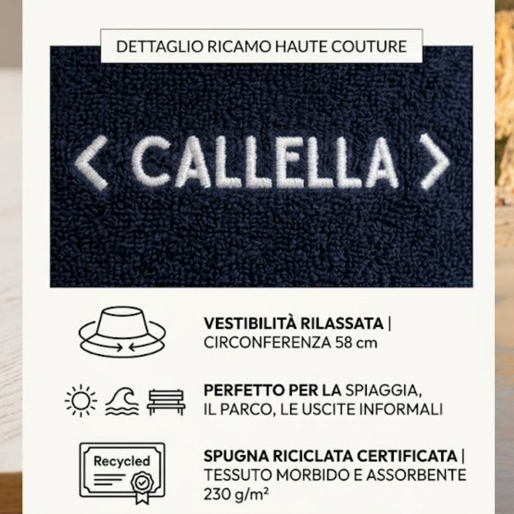 Callella Bucket Hat - Spugna Riciclabile